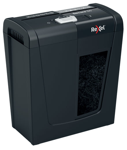 Rexel Secure S5 – Aktenvernichter, DIN P-2, Streifenschnitt 6 mm, 5 Blatt, 10 l, A4