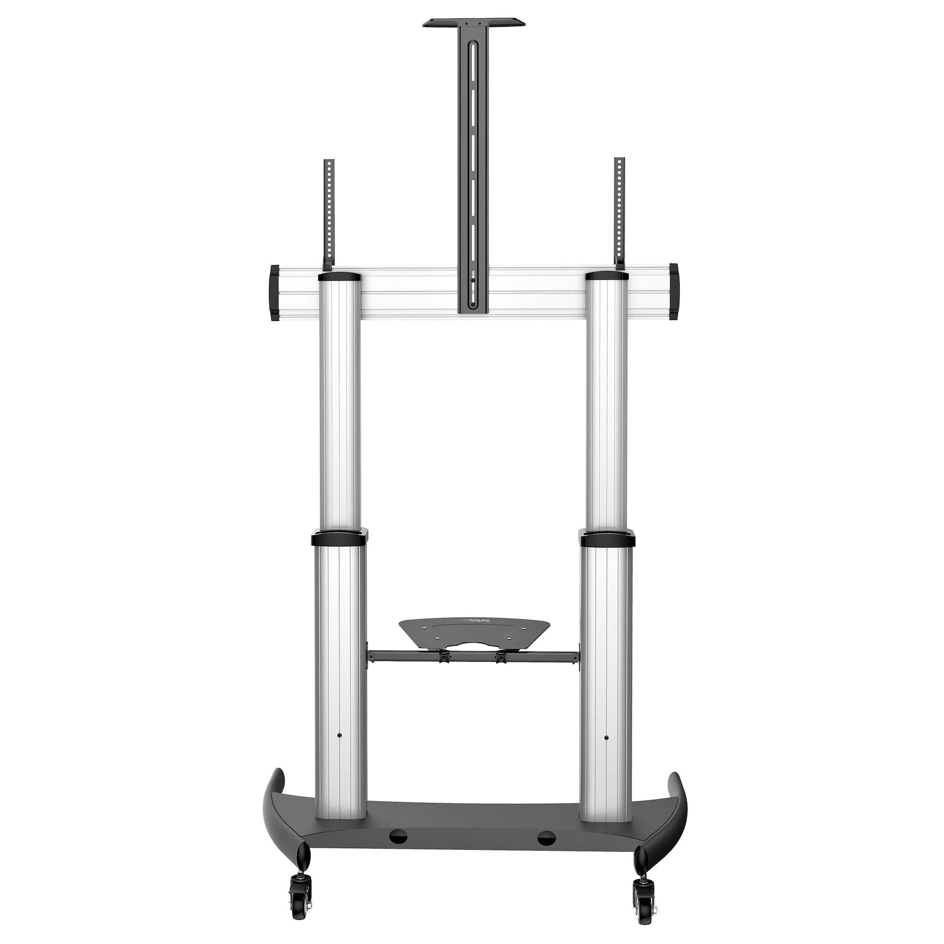StarTech.com TV-Wagen – 60–100" – VESA 200×200–1000×600 – bis 100 kg, Höhenverstellbar, mit Rollen