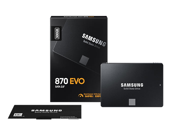 Samsung 870 EVO 500 GB – 2,5" SATA III SSD