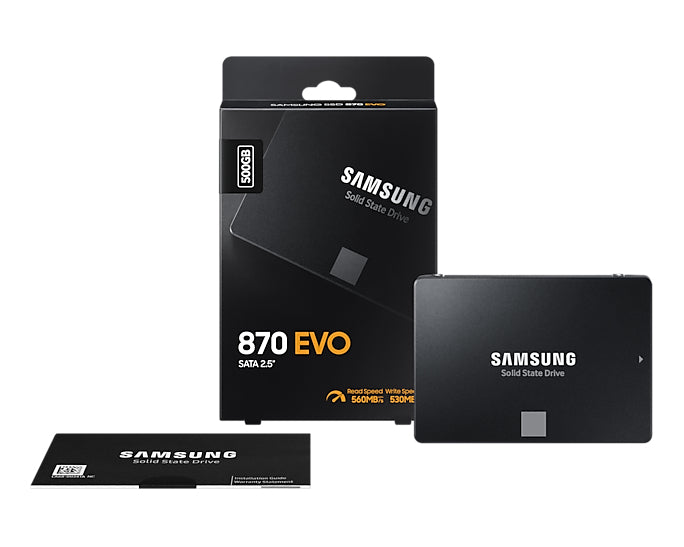 Samsung 870 EVO 500 GB – 2,5" SATA III SSD