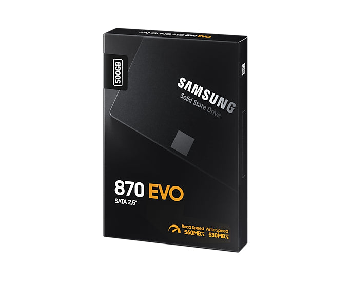 Samsung 870 EVO 500 GB – 2,5" SATA III SSD