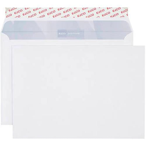Elco Couvert B5, ohne Fenster, hochweiss, 100 g/m², mit Innendruck – 500 Stk.