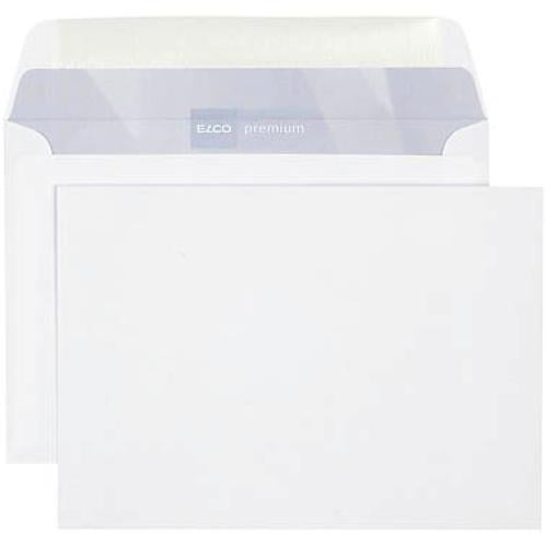 Elco Kuvert B5, ohne Fenster, weiss, 100 g/m²