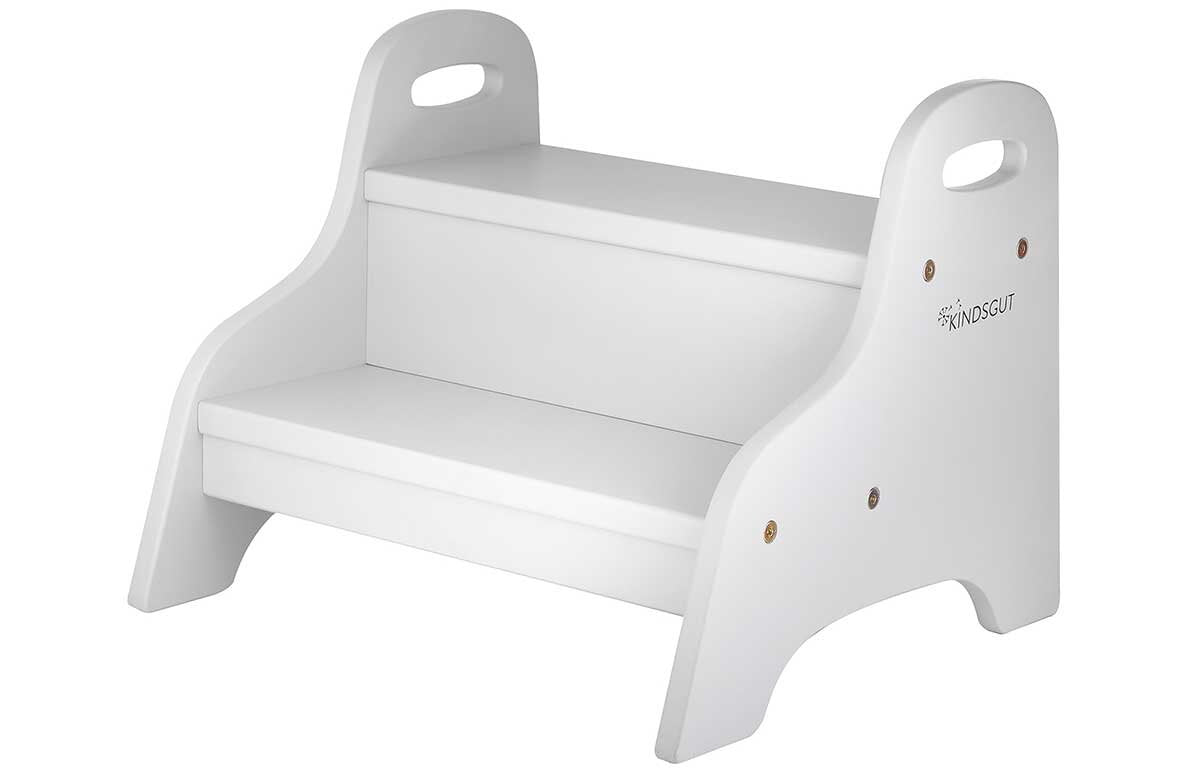 Kindsgut Beistelltisch ST00032017N – 40 × 37 × 33 cm – Holz – Hellgrau