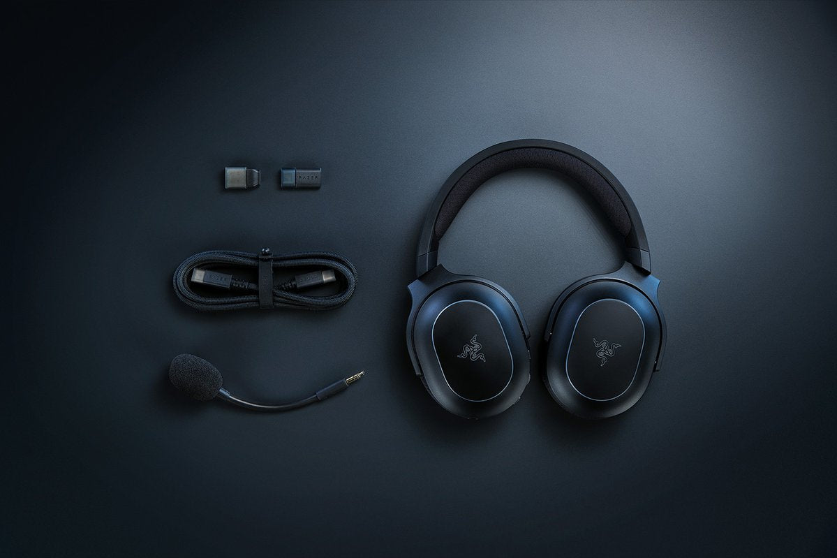 Razer Barracuda X Chroma Gaming-Headset – Over-Ear, Stereo, BT, mit USB-C-Dongle, Schwarz, BT 5.2