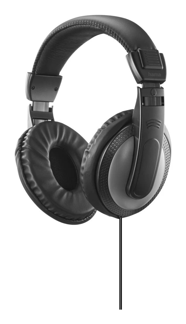 Hama ShellTV II Over-Ear Kopfhörer – Kabel, 3,5 mm Klinke, Schwarz