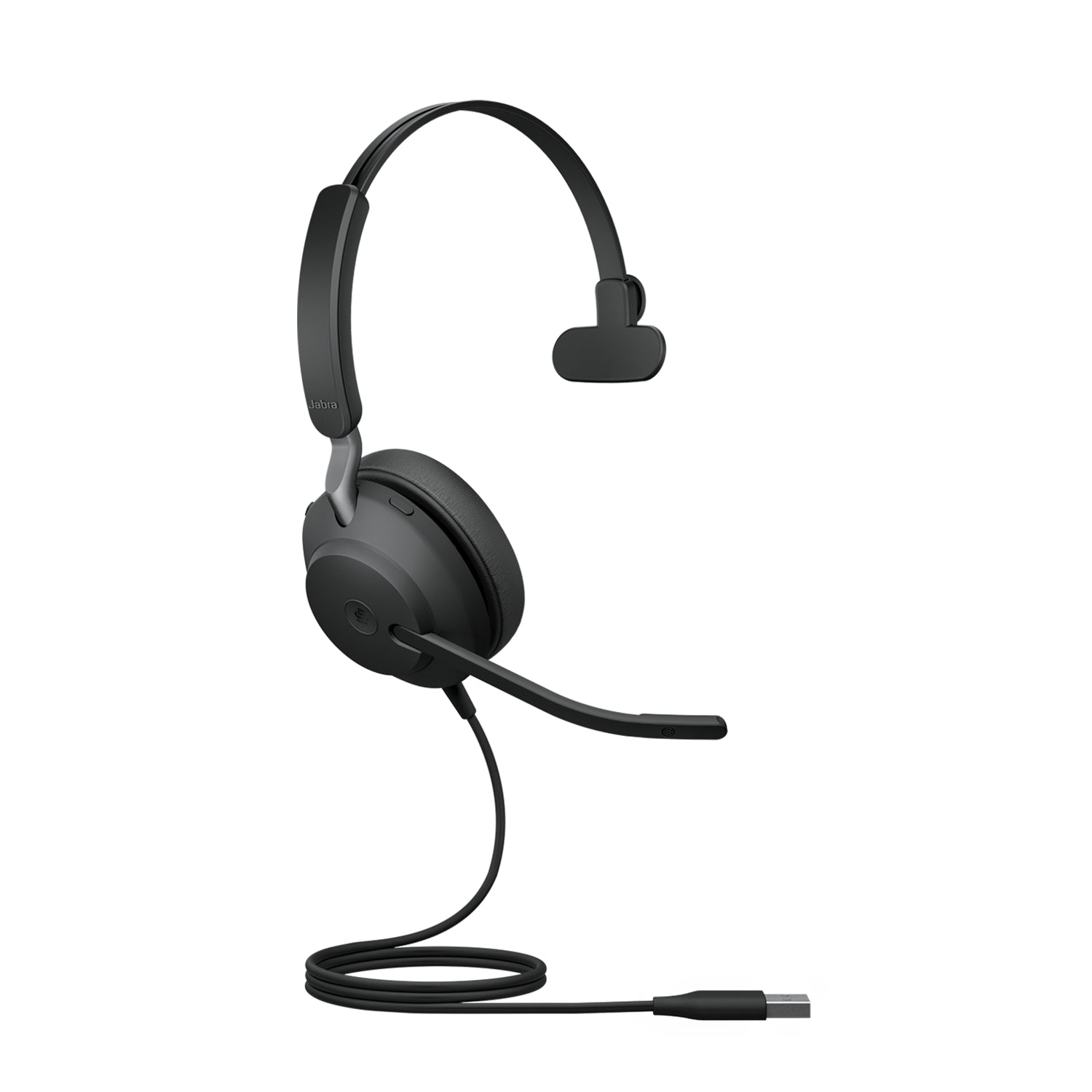 Jabra Evolve2 40 SE – Mono-Headset (On-Ear) – USB-A – für Microsoft Teams – Schwarz