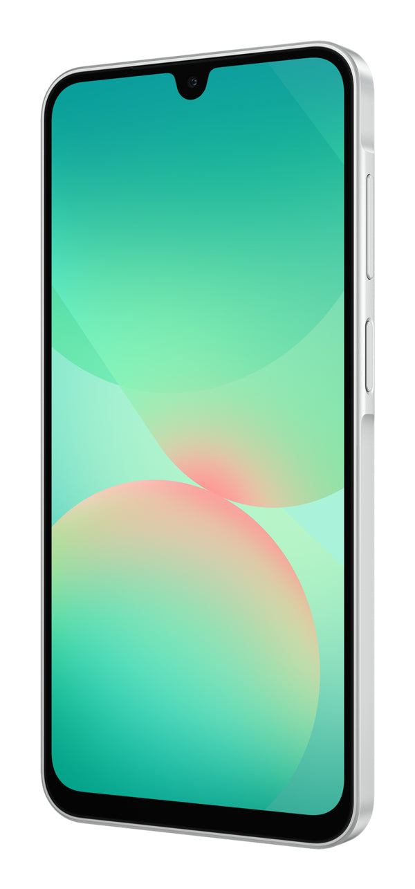 Samsung Galaxy A26 5G – weiss, 6,7", 1080 × 2340, Android 15, 128 GB, 6 GB, Dual-SIM, 5G, IP67, NFC