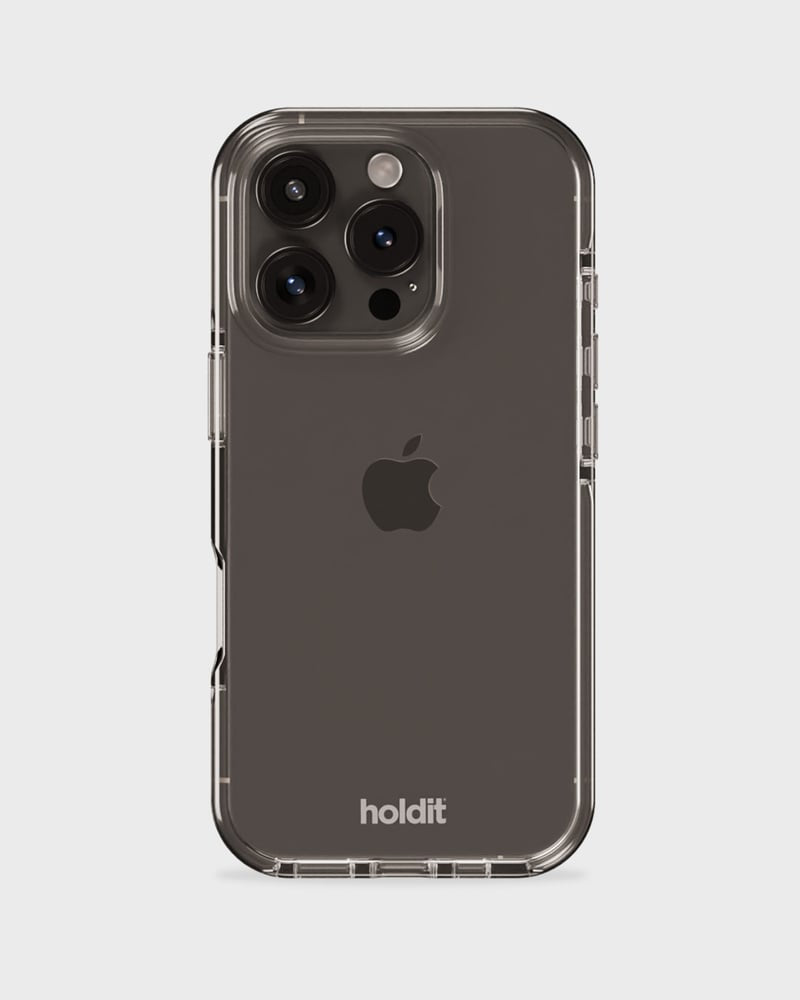 Holdit – Backcover – für Apple iPhone 16 Pro – weiss – TPU, kabelloses Laden