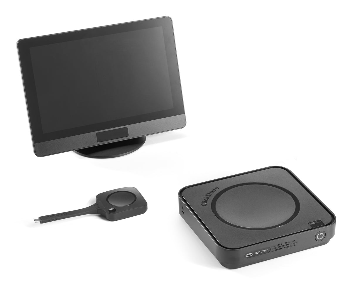 Barco ClickShare Hub Core – Drahtloses Präsentationssystem – 5K, 1× Button, HDMI, Schwarz