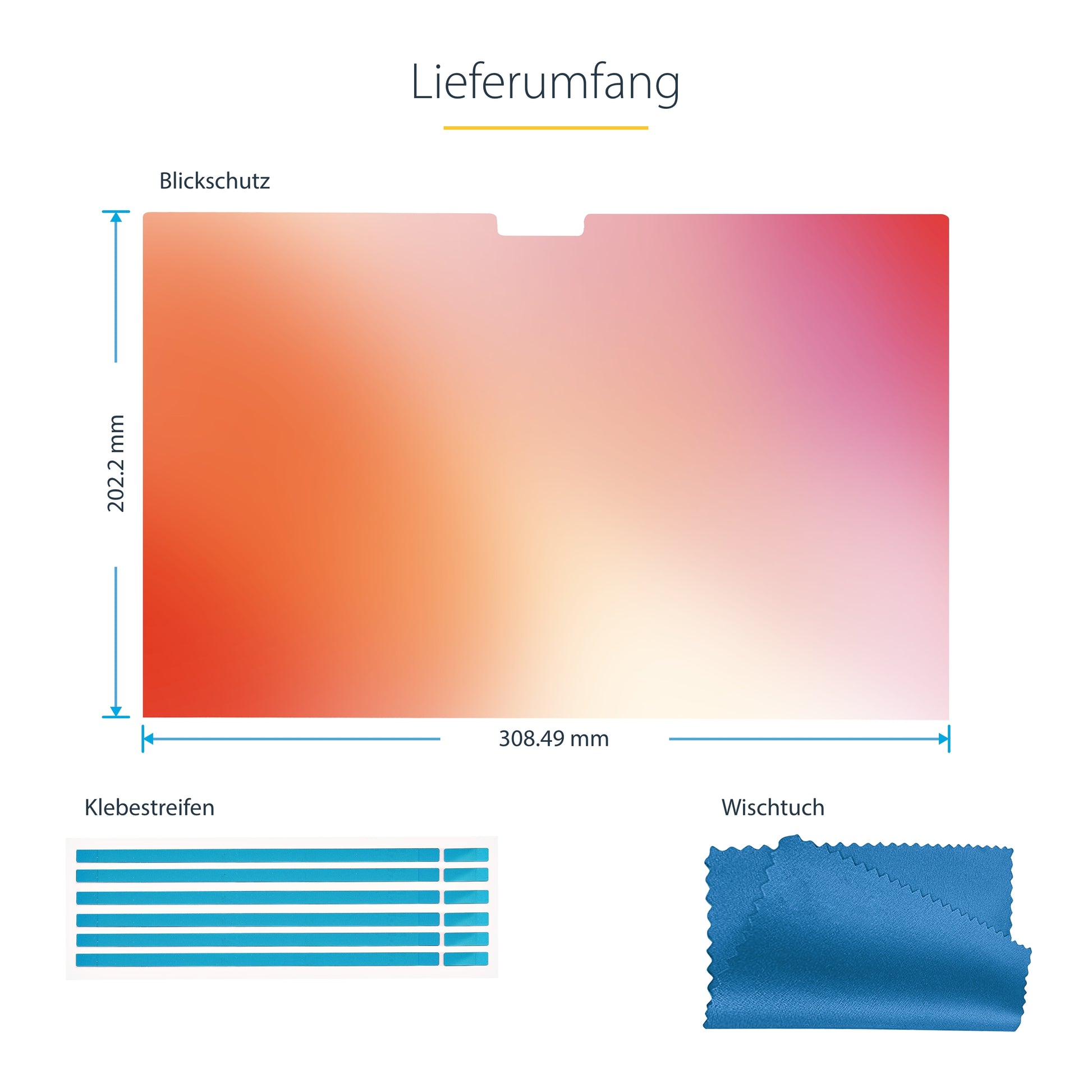StarTech.com Displayschutz für Apple MacBook 14" – Gold