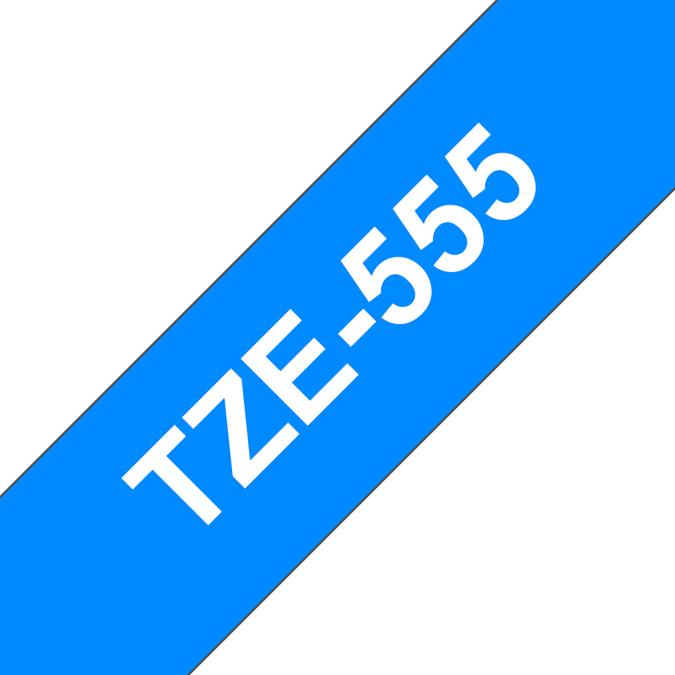 Brother Schriftband – 24 mm × 8 m, blau, weiss