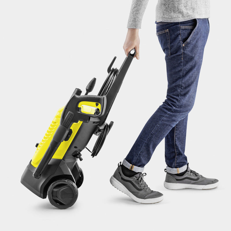 Kärcher Hochdruckreiniger K 4 WCM – 20 bar – 420 l/h – schwarz/gelb – 36,9 × 32,9 × 90,1 cm