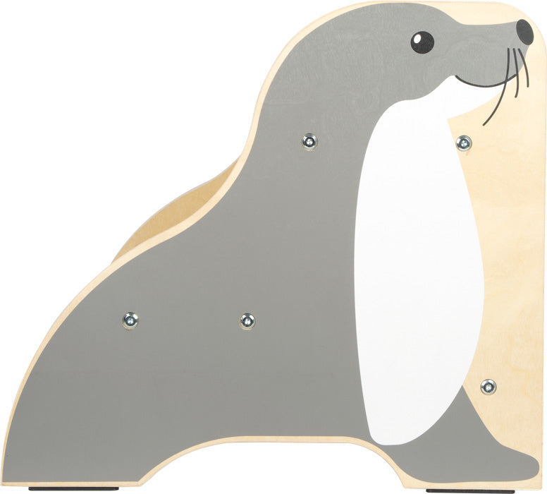 Small foot Tritthocker 12669, 38 × 41 × 42 cm, 150 kg – Mehrfarbig, Gummi/Holz