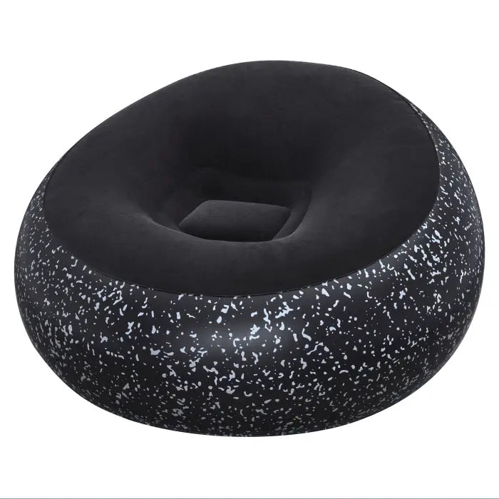 Bestway Beistelltisch 75153 – 122 × 122 × 66 cm – PVC – Schwarz – mit Flickzeug