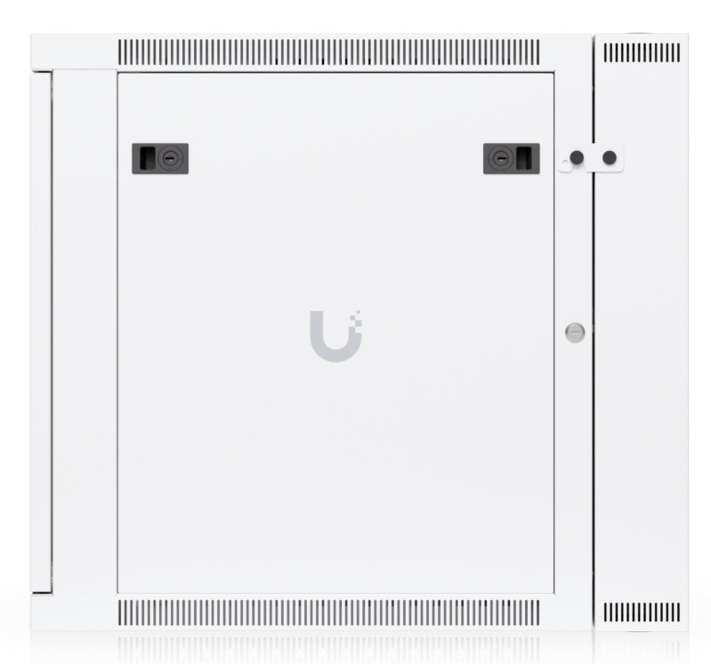 Ubiquiti UACC-Rack-12U-Wand-SW-G – 19" Wandverteiler 12U, abschliessbar, 600 × 703 × 639 mm, weiss, Stahl