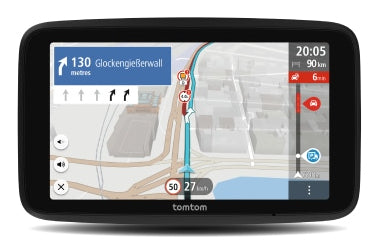 TomTom GO Professional 6 – 6" HD (720p) Navigationsgerät, 32 GB, WLAN, Bluetooth – Schwarz