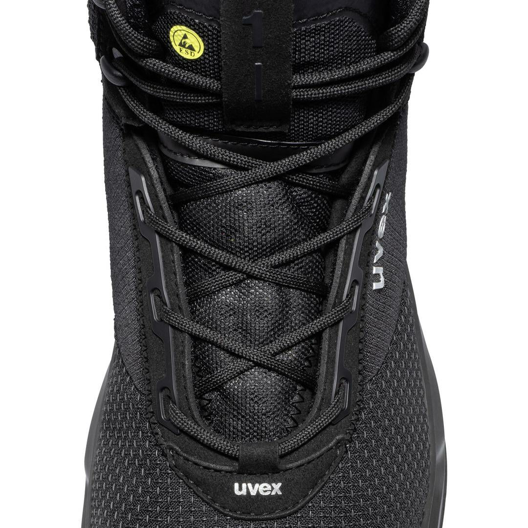 Uvex 1 x-craft pro Sicherheitsstiefel S1 PL – Schwarz – Grösse 48, Weite 11