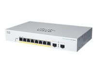 Cisco CBS220-8P-E-2G-EU – Managed L2 Switch – 8× 1G, 2× SFP, PoE+, PoE-Budget 65 W, 19"