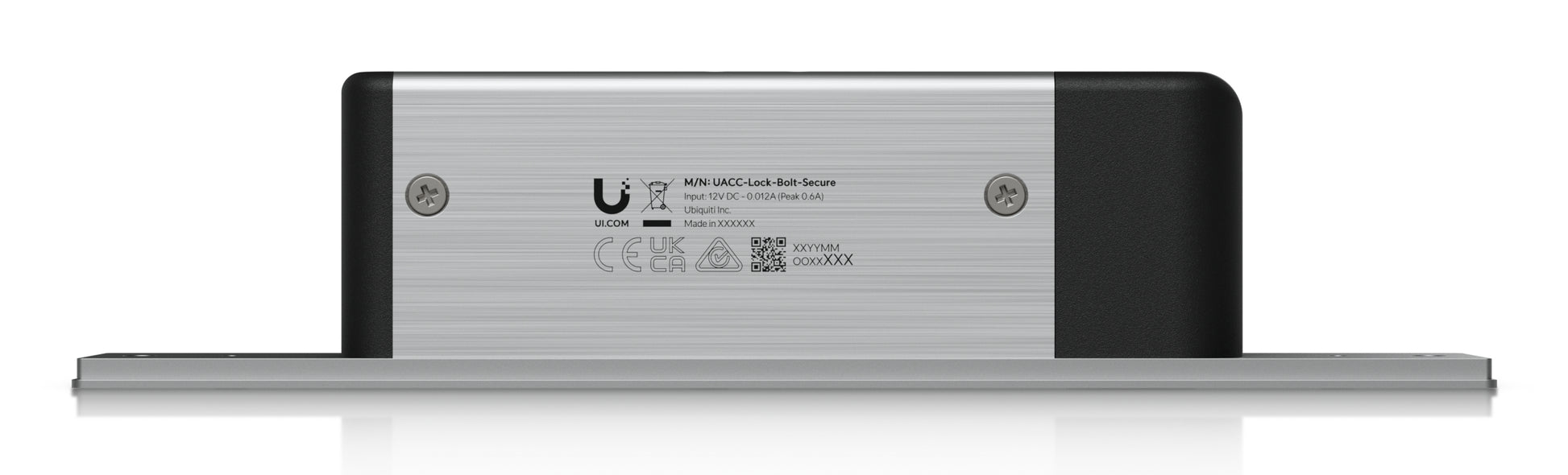 Ubiquiti UniFi UACC-Lock-Bolt-Secure – Türe, 12 V DC, Aluminium, Silber, 38×45.7×205 mm