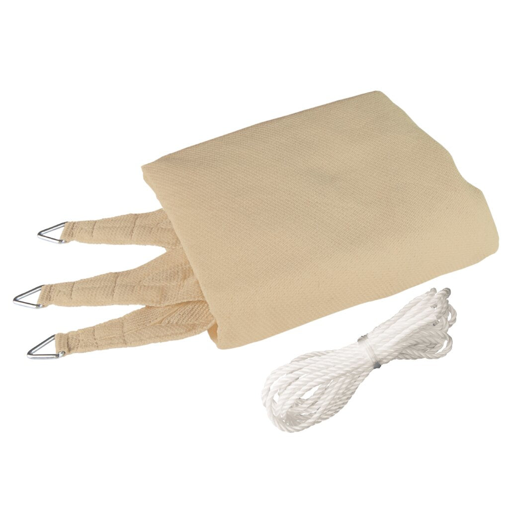 Windhager Schilf Sonnensegel – dreieckig, 400 × 400 cm – beige