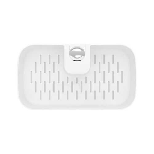 Brabantia Aufbewahrungsbox (Bad) ReNew – 13,3×24,4×7,5 cm, Kunststoff, Weiss