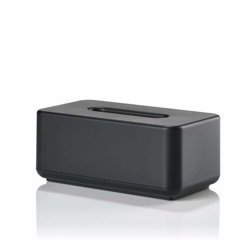 Zone Denmark Kosmetiktuchbox Ume – ABS, 14×25,6×10,7 cm, Schwarz