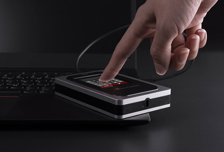 DataLocker DL4 FE 2 TB – USB-C 3,2 Gen 1, 2,5" SATA HDD, 5400 U/min