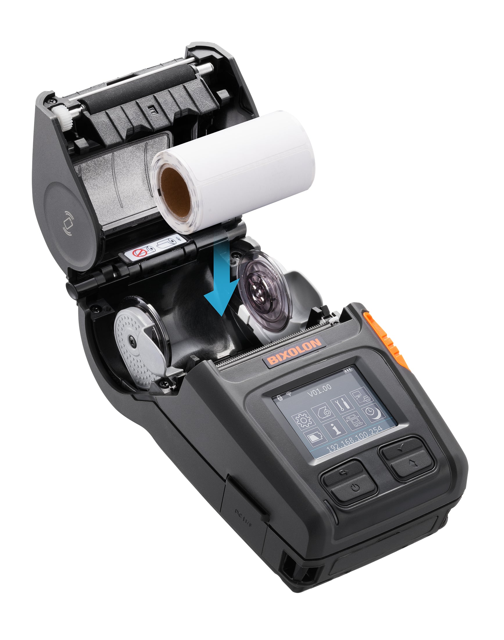 Bixolon XM7-20 – Etikettendrucker, Thermodirekt, Mobil, Bluetooth, 152,4 mm/s, für iOS