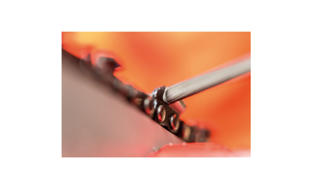 PFERD Premium Line Kettensägefeile – Rund, 200 × 4 mm – 6-teilig