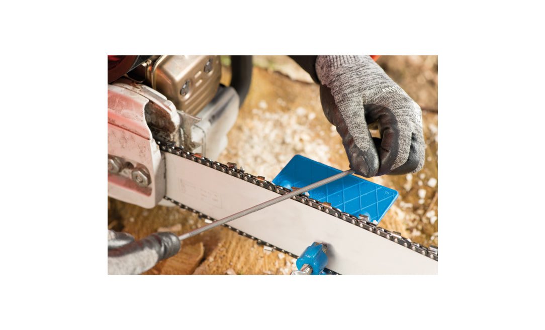 PFERD Kettensägefeile – Ø 5,5 mm × 200 mm, 6-teilig – für Stahl