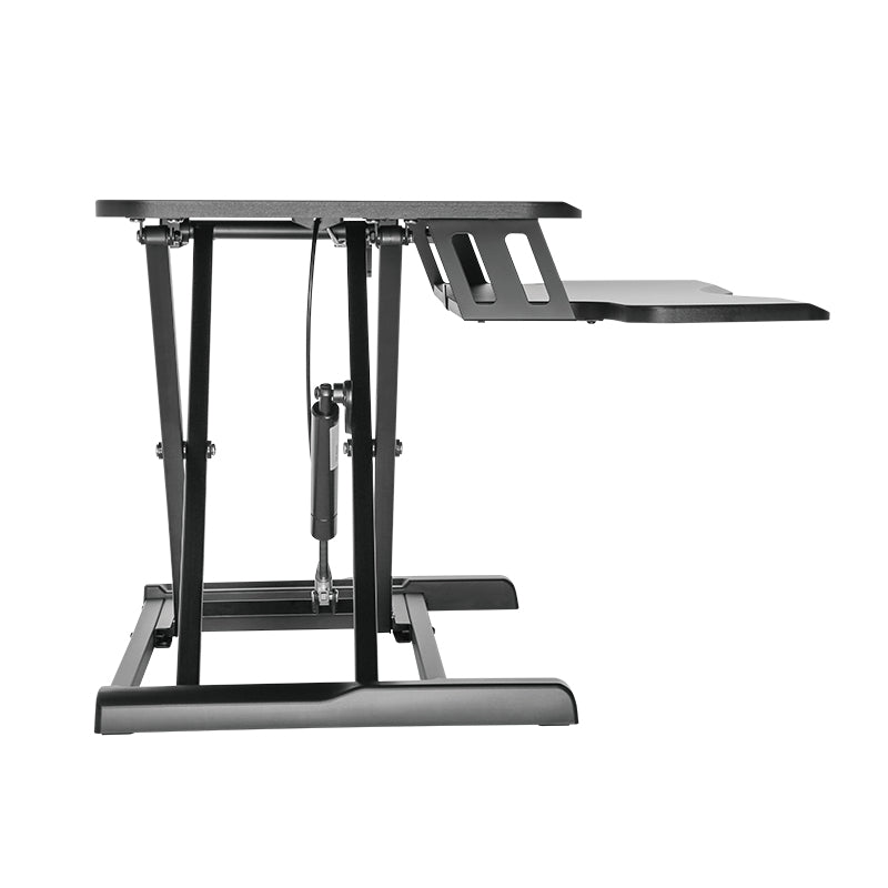 LogiLink EO0033 – Schreibtischaufsatz, 80 × 61,5 cm, höhenverstellbar, Gasfeder, für 1 Monitor, schwarz