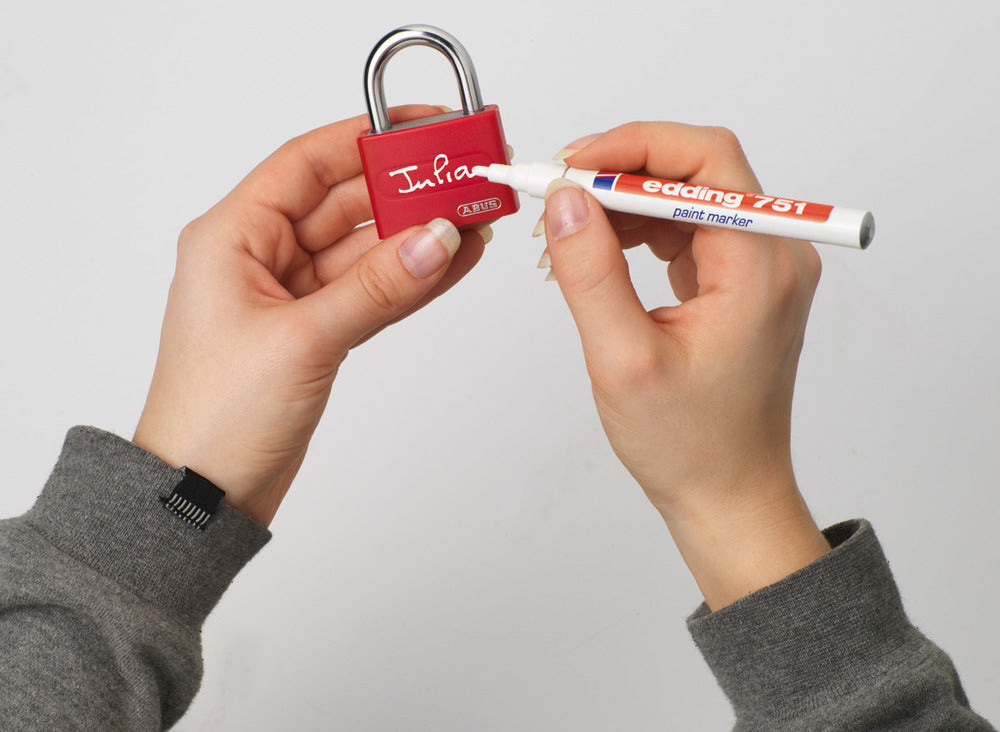 ABUS T65AL/40 Mechanisches Vorhängeschloss – Aluminium, Bügel 23×22 mm, Ø 6,5 mm, Sicherheitsstufe 5, Aussen
