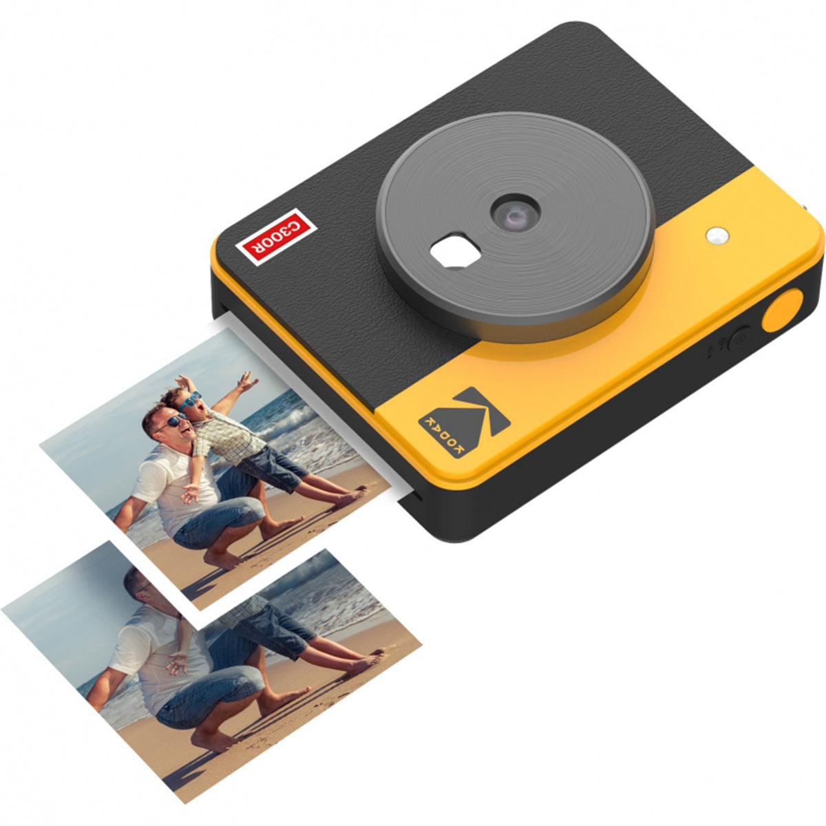 Kodak Mini Shot Combo 3 Retro – Sofortbildkamera & Drucker, 76,2×76,2 mm, CMOS, 4,32 cm (1,7″), Gelb