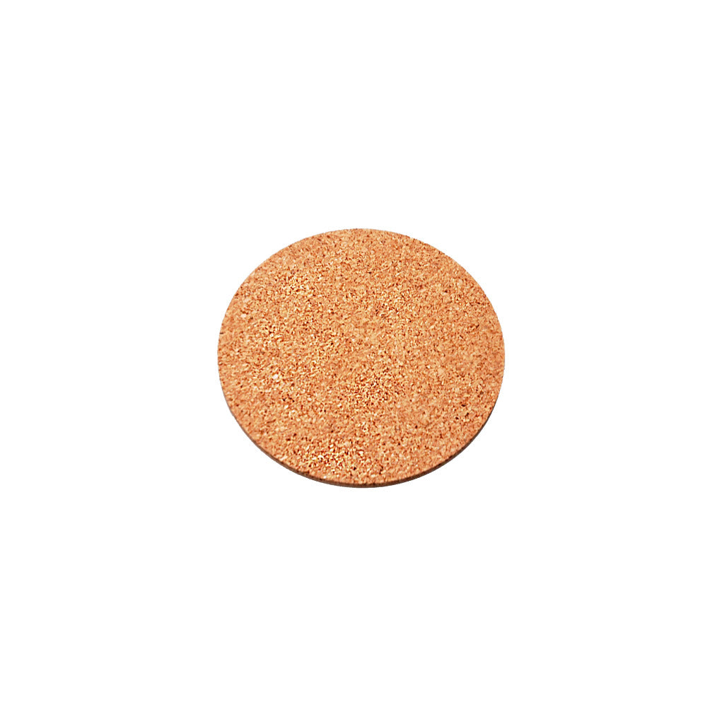Colibri Blumenkübeluntersetzer – Ø 15 × 0,7 cm – Kork, Braun