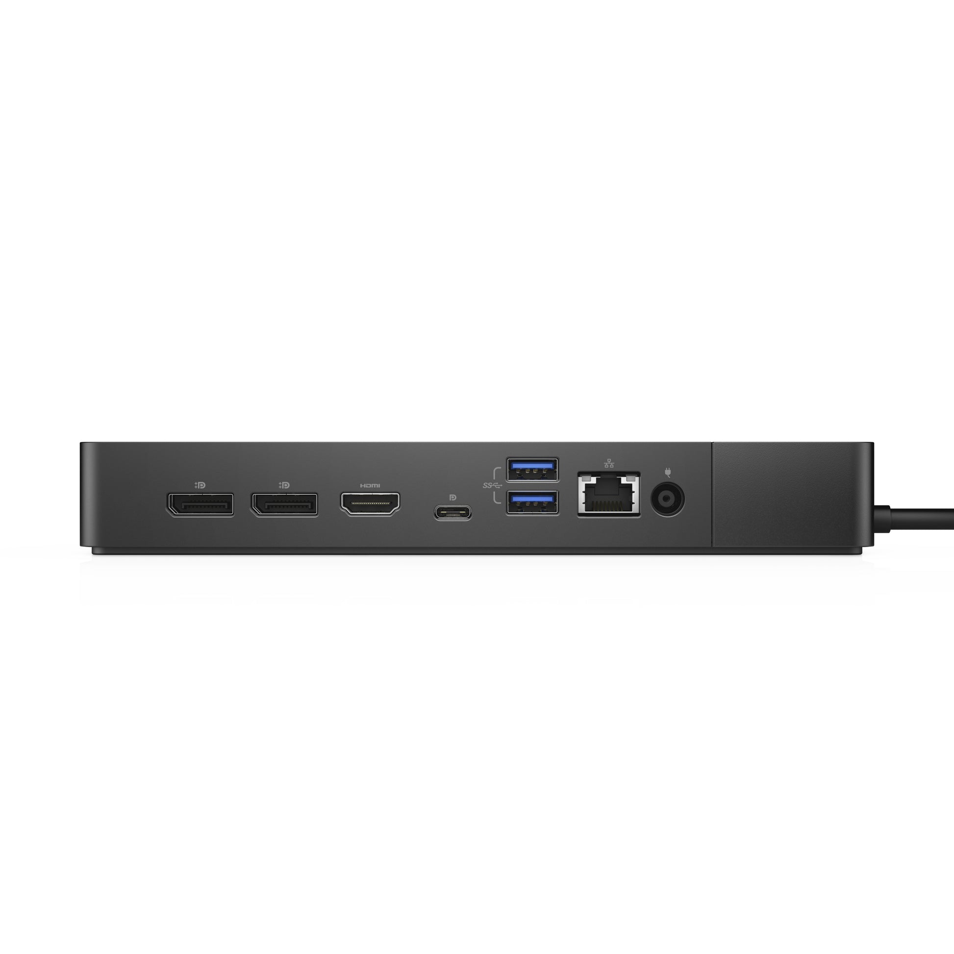 DELL WD19S Dockingstation – USB-C, 2× DP, 1× HDMI, 3× USB-A, 2× USB-C, 180 W PD, GbE, für Windows/Linux