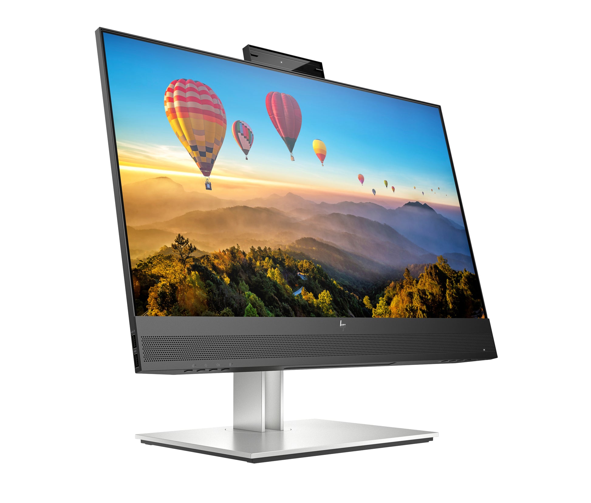 HP E24m G4 – Monitor, 23,8", IPS, 75 Hz, 300 cd/m², Webcam, USB-C, VESA 100 × 100, Schwarz