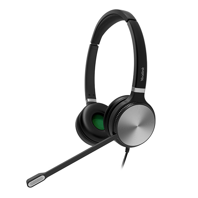 Yealink YHS36 Office-Headset – On-Ear, Stereo, Kabel, Schwarz