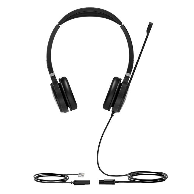 Yealink YHS36 Office-Headset – On-Ear, Stereo, Kabel, Schwarz