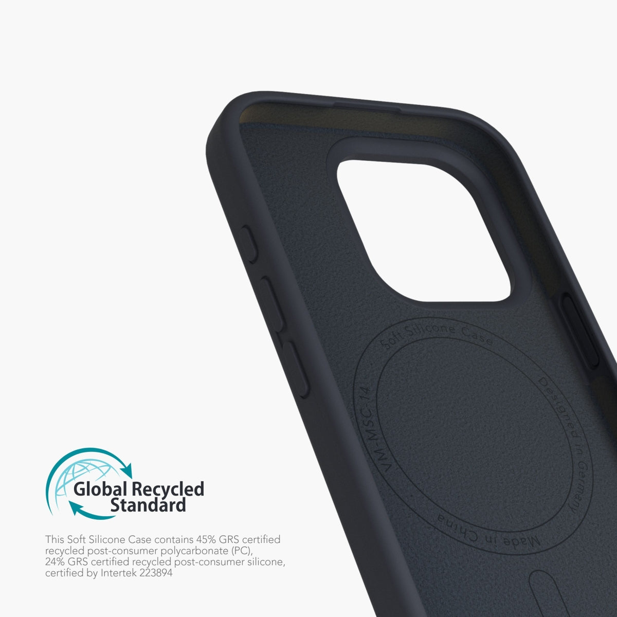 Vonmählen Soft Silicone – Backcover – für Apple iPhone 16 Pro Max – MagSafe, Silikon, Navy