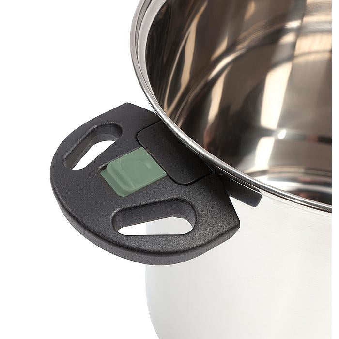 Bo-Camp Kochtopf Elegance Compact – 6 l, Ø 20 cm, Edelstahl