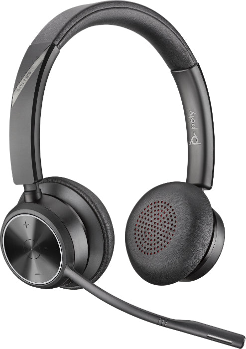 Poly 00 – Duo Headset – DECT – mit Geräuschunterdrückung – Schwarz – bis 13 h