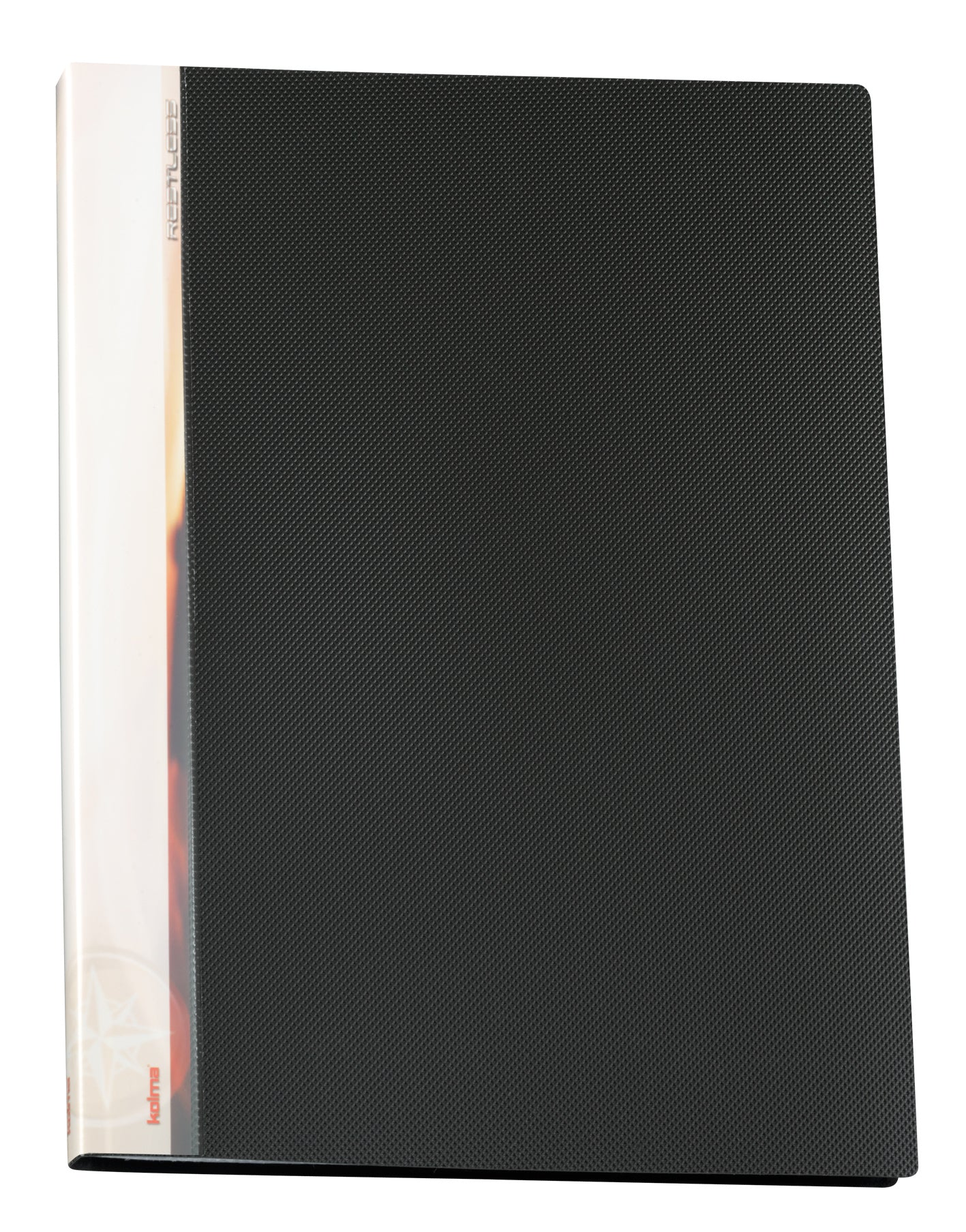 Kolma Sichtbuch A3 – 20 Hüllen, Schwarz, Kunststoff, Rückenschild, Glänzend, 80 µm