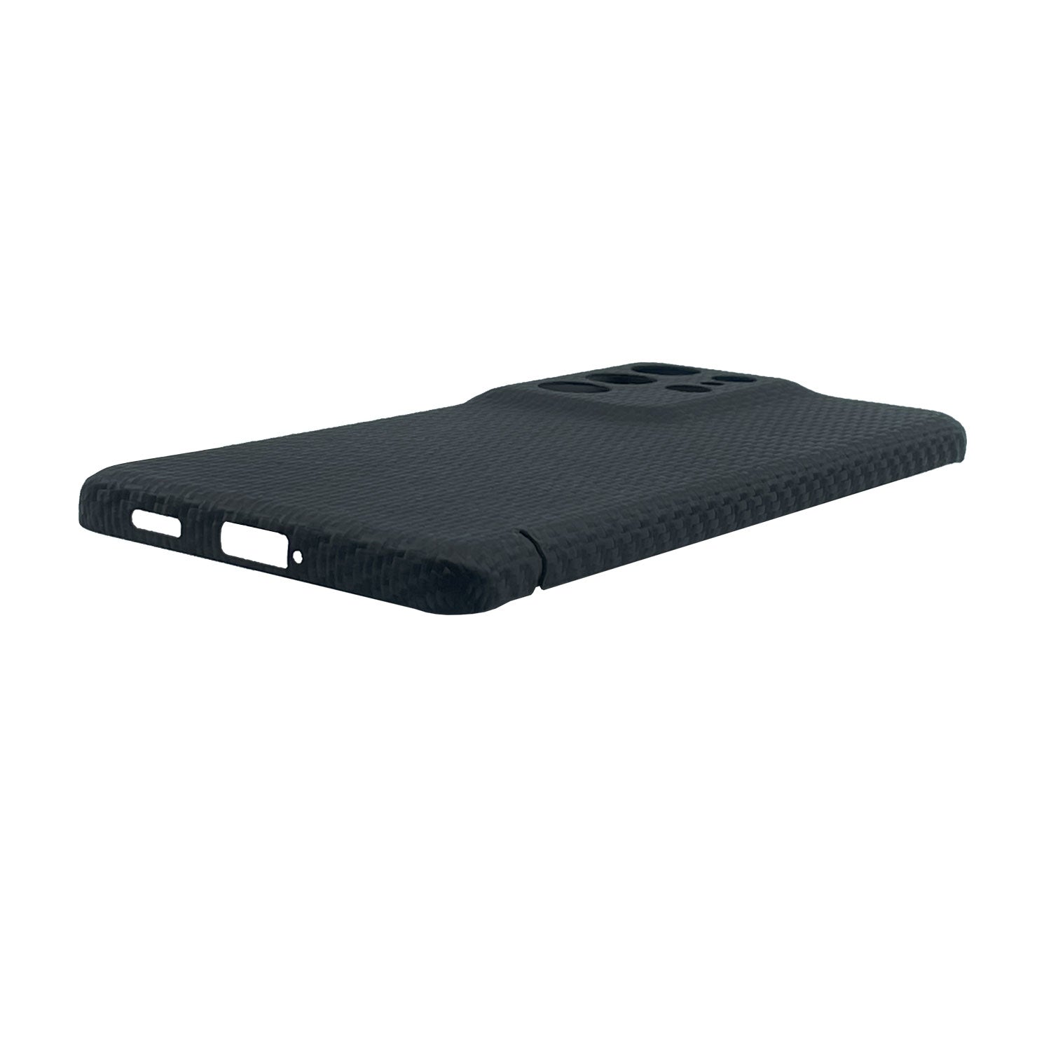 Nevox – Backcover – für Samsung Galaxy S22 Ultra 5G – schwarz – Karbonfaser – kabelloses Laden, stossgeschützt