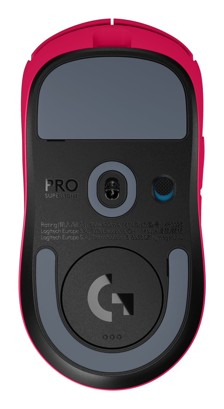 Logitech G G PRO X SUPERLIGHT 2 – Gaming-Maus – Kabellos (2,4 GHz), 32000 DPI, Rechts, Magenta
