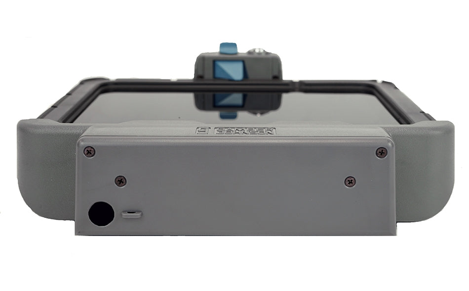 Gamber-Johnson Fahrzeug-Dock für Zebra ET51/56 – VESA 75×75, stossfest (MIL‑STD 810G) – Grau