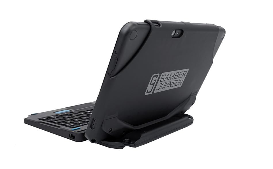 Gamber-Johnson 2-in-1 Ansteckbare KBD – Tastatur, UK-Layout (EN) – für Zebra ET51/ET56