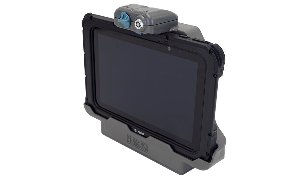 Gamber-Johnson Fahrzeug-Dock für Zebra ET51/56 – Kabelgebunden, 12–32 V – Schwarz