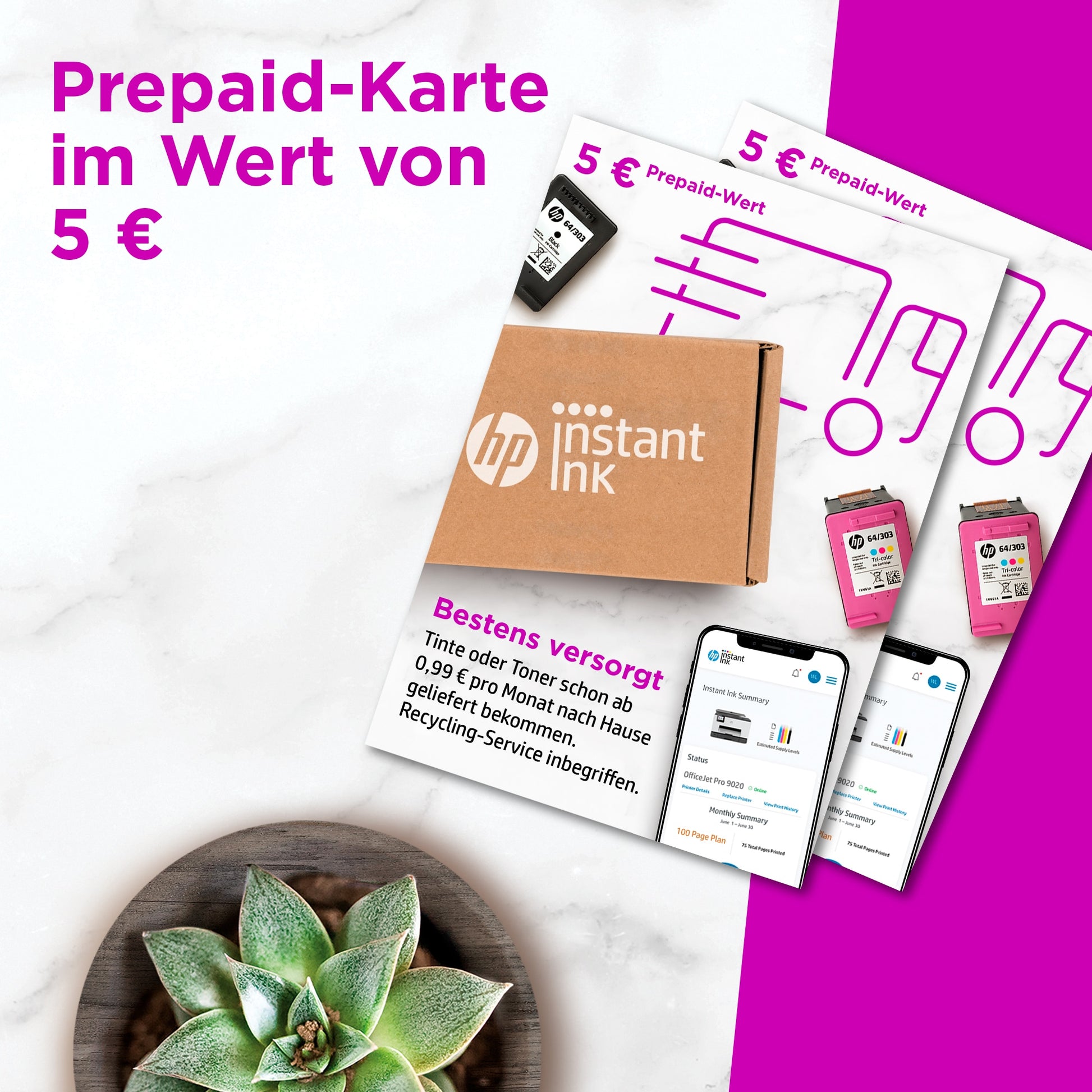 HP ENVY Pro 6420 – Farbtintenstrahl-Multifunktionsdrucker, A4, 4-in-1, Duplex, ADF, WLAN, AirPrint, Mopria