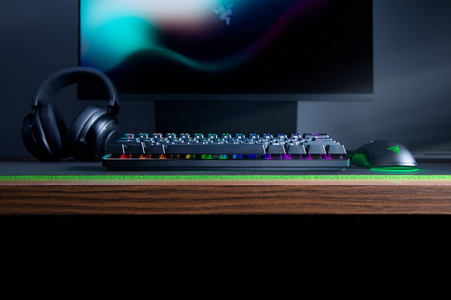 Razer Huntsman Mini – Tastatur, kabelgebunden (USB-C), CH-Layout (DE-CH), 60% – für Windows